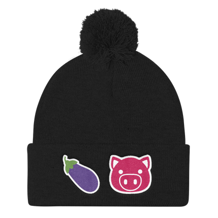 Eggplant Pig (Beanie)-Beanie-Swish Embassy