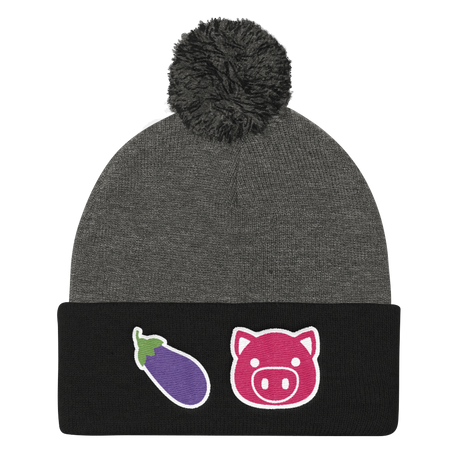 Eggplant Pig (Beanie)-Beanie-Swish Embassy