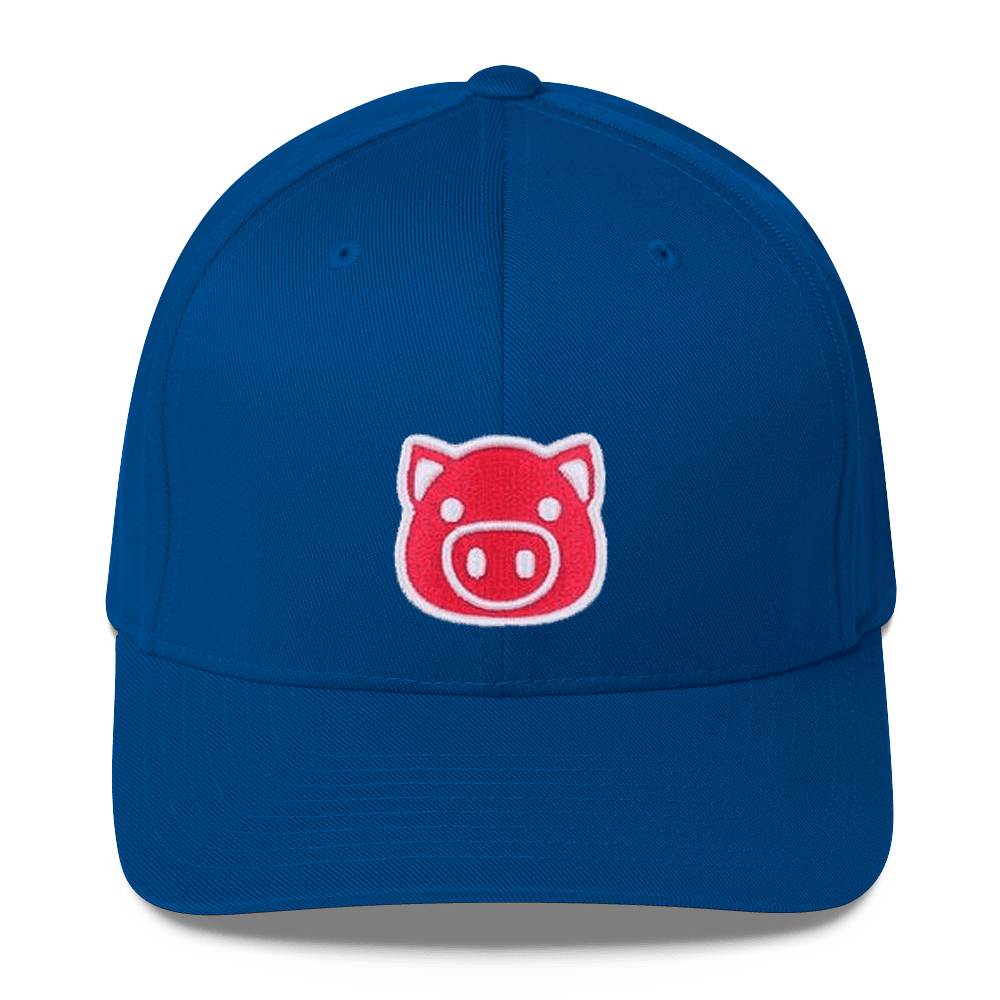 Emoji Pig (Baseball Cap)-Headwear-Swish Embassy