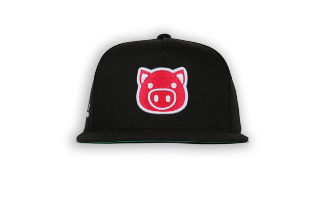 Emoji Pig (Baseball Cap)-Headwear-Swish Embassy