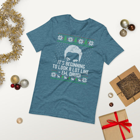 Ew David (Ugly Christmas)-Ugly Christmas Apparel-Swish Embassy