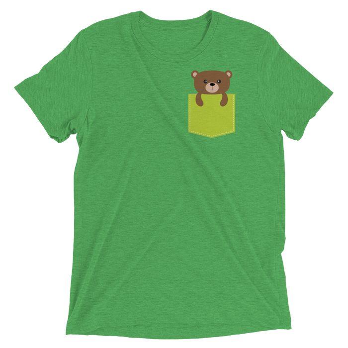 Faux Pocket Bear (Retail Triblend)-Triblend T-Shirt-Swish Embassy