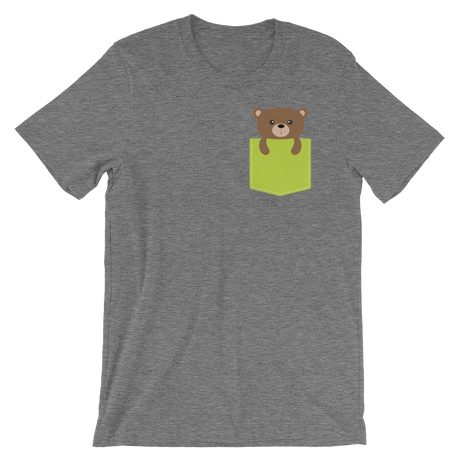 Faux Pocket Bear-T-Shirts-Swish Embassy