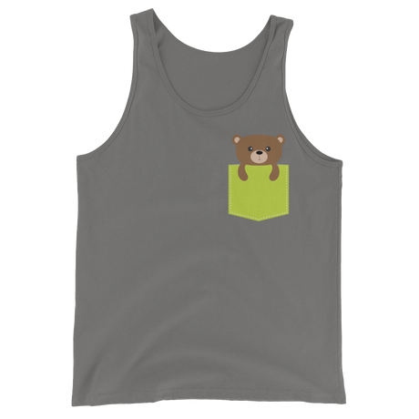 Faux Pocket Bear (Tank Top)-Tank Top-Swish Embassy