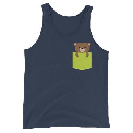 Faux Pocket Bear (Tank Top)-Tank Top-Swish Embassy