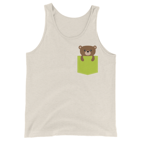 Faux Pocket Bear (Tank Top)-Tank Top-Swish Embassy