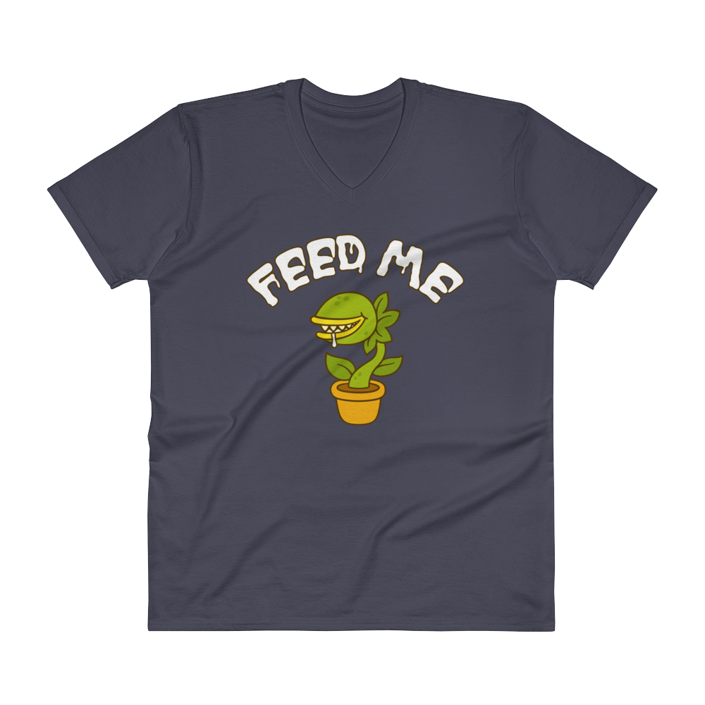 Feed Me (V-Neck)-Swish Embassy