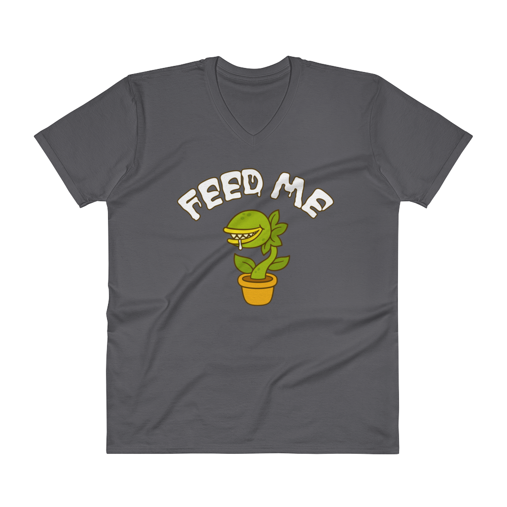 Feed Me (V-Neck)-Swish Embassy