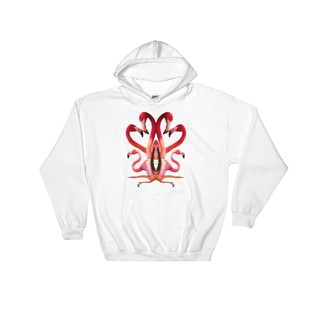 Flamingos (Hoodie)-Hoodie-Swish Embassy