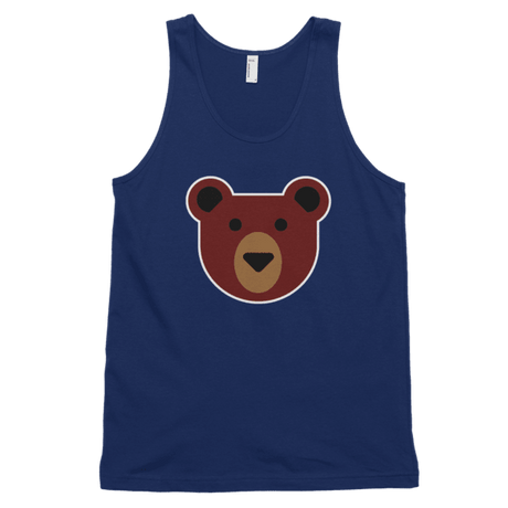 Flat Bear (Tank)-Tank Top-Swish Embassy