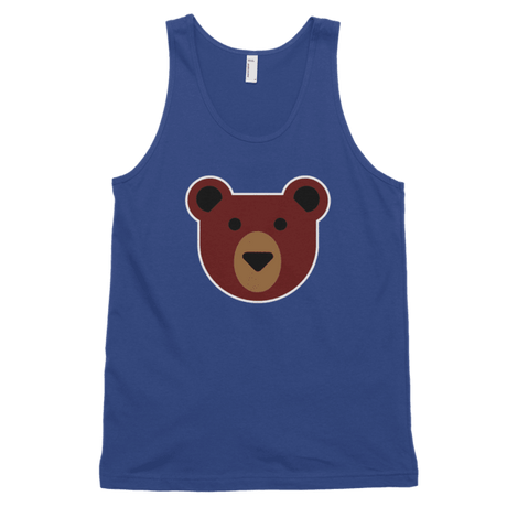 Flat Bear (Tank)-Tank Top-Swish Embassy