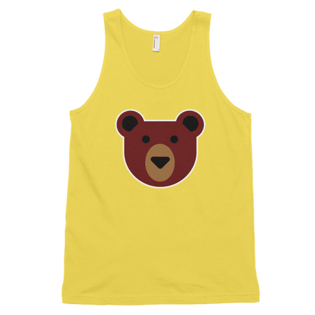 Flat Bear (Tank)-Tank Top-Swish Embassy