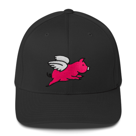 Flying Pig (Baseball Cap)-Headwear-Swish Embassy