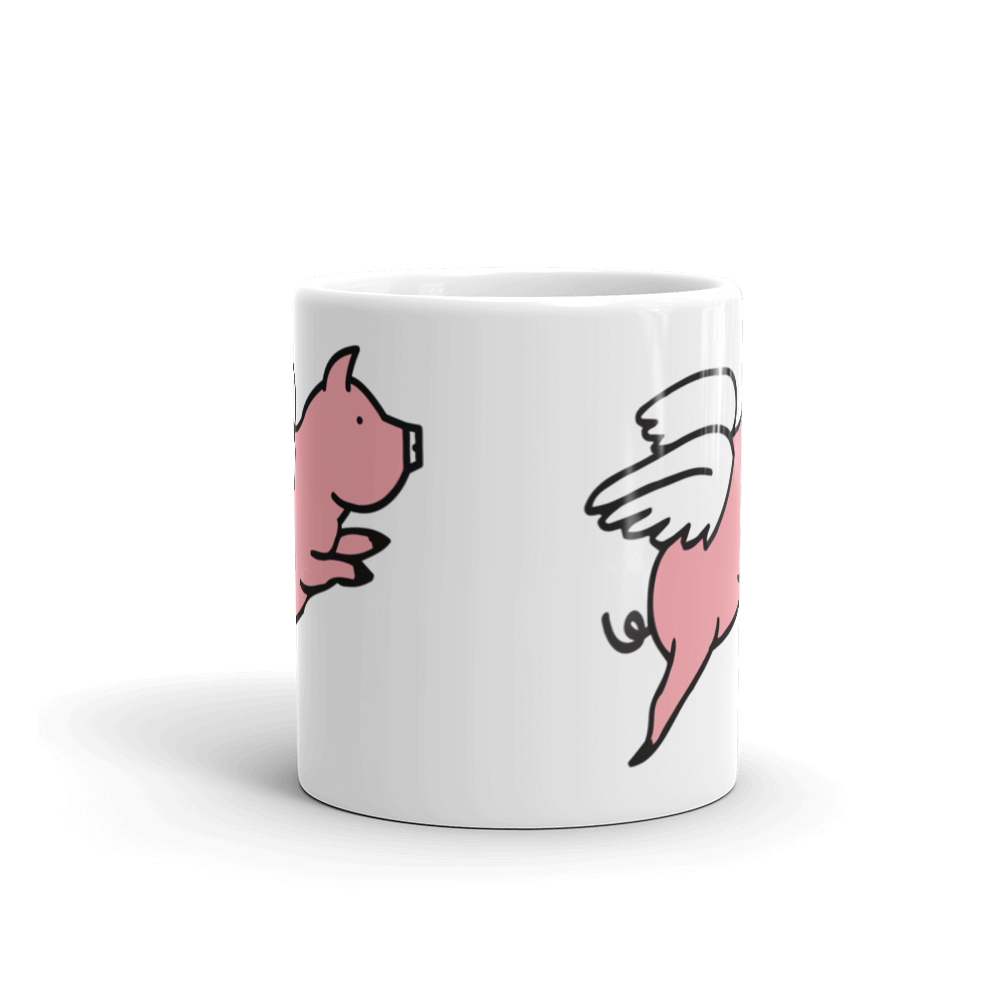 Flying Pig (Mug)-Mugs-Swish Embassy
