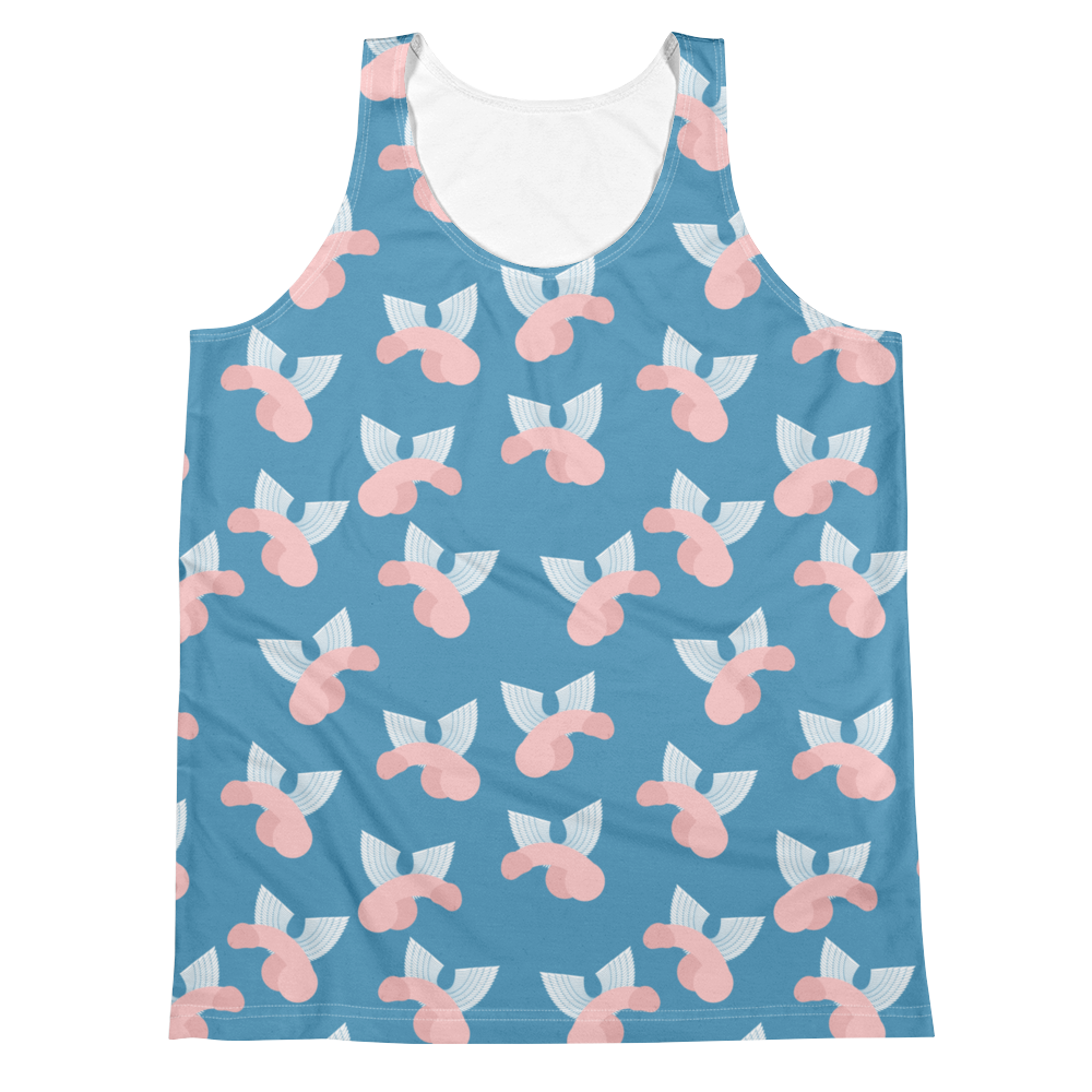 Flying Schlong (Allover Tank Top)-Allover Tank Top-Swish Embassy