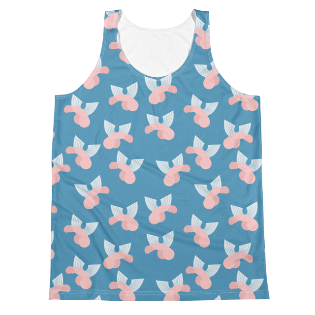 Flying Schlong (Allover Tank Top)-Allover Tank Top-Swish Embassy