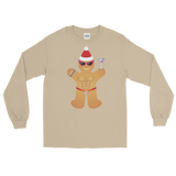 Gingerbread Circuit Man (Long Sleeve)-Long Sleeve-Swish Embassy