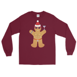 Gingerbread Circuit Man (Long Sleeve)-Long Sleeve-Swish Embassy