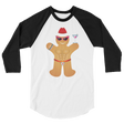 Gingerbread Circuit Man (Raglan)-Raglan-Swish Embassy