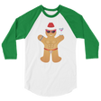 Gingerbread Circuit Man (Raglan)-Raglan-Swish Embassy