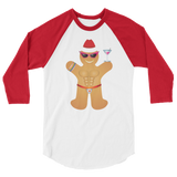 Gingerbread Circuit Man (Raglan)-Raglan-Swish Embassy