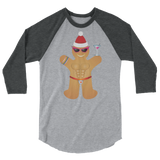 Gingerbread Circuit Man (Raglan)-Raglan-Swish Embassy