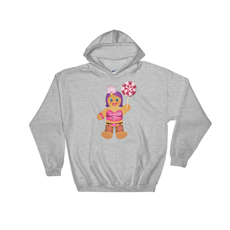 Gingerbread Drag Queen (Hoodie)-Christmas Hoodies-Swish Embassy