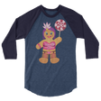 Gingerbread Drag Queen (Raglan)-Raglan-Swish Embassy