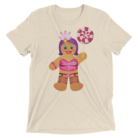 Gingerbread Drag Queen (Retail Triblend)-Triblend T-Shirt-Swish Embassy