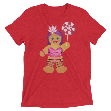 Gingerbread Drag Queen (Retail Triblend)-Triblend T-Shirt-Swish Embassy