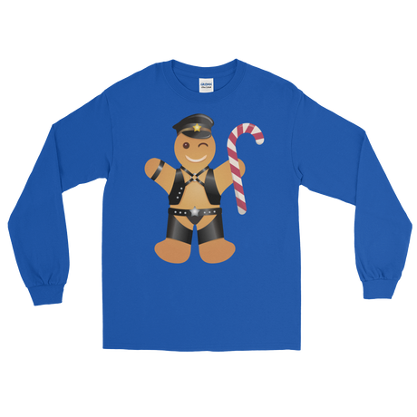 Gingerbread Leather Man (Long Sleeve)-Long Sleeve-Swish Embassy