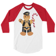 Gingerbread Leather Man (Raglan)-Raglan-Swish Embassy