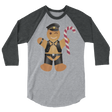 Gingerbread Leather Man (Raglan)-Raglan-Swish Embassy