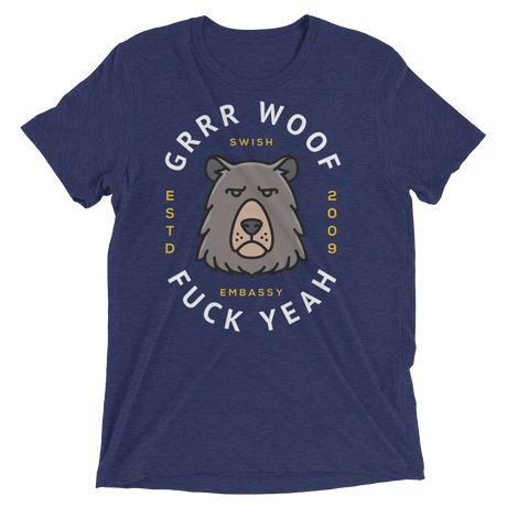 Grrr Woof (Retail Triblend)-Triblend T-Shirt-Swish Embassy