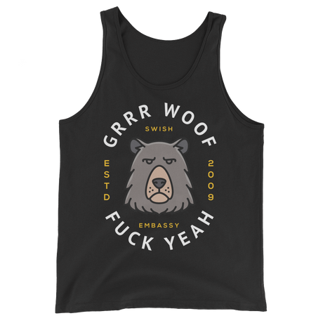 Grrr Woof (Tank Top)-Tank Top-Swish Embassy