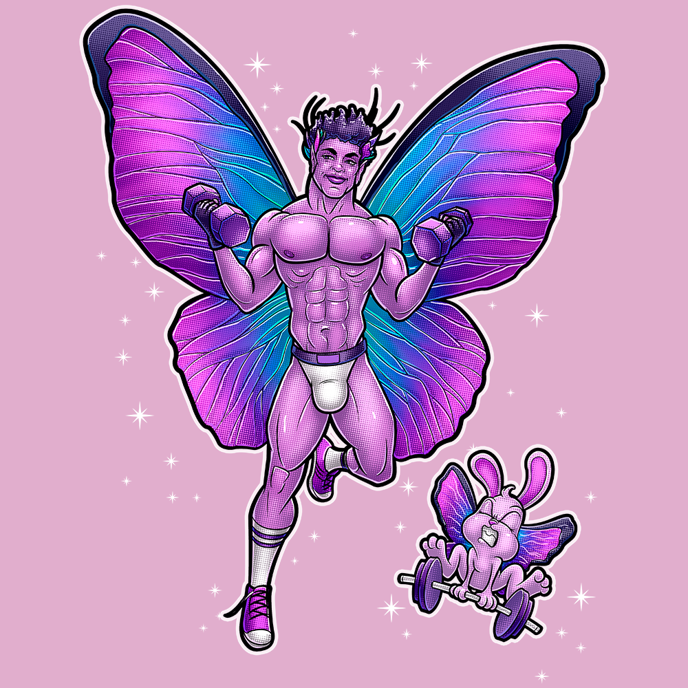 Gym Faerie-T-Shirts-Swish Embassy