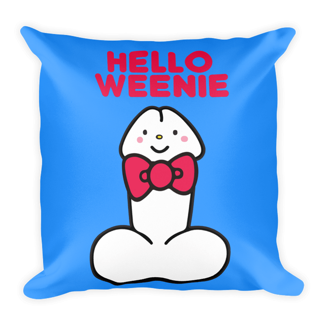 Hello Weenie (Pillow)-Pillow-Swish Embassy