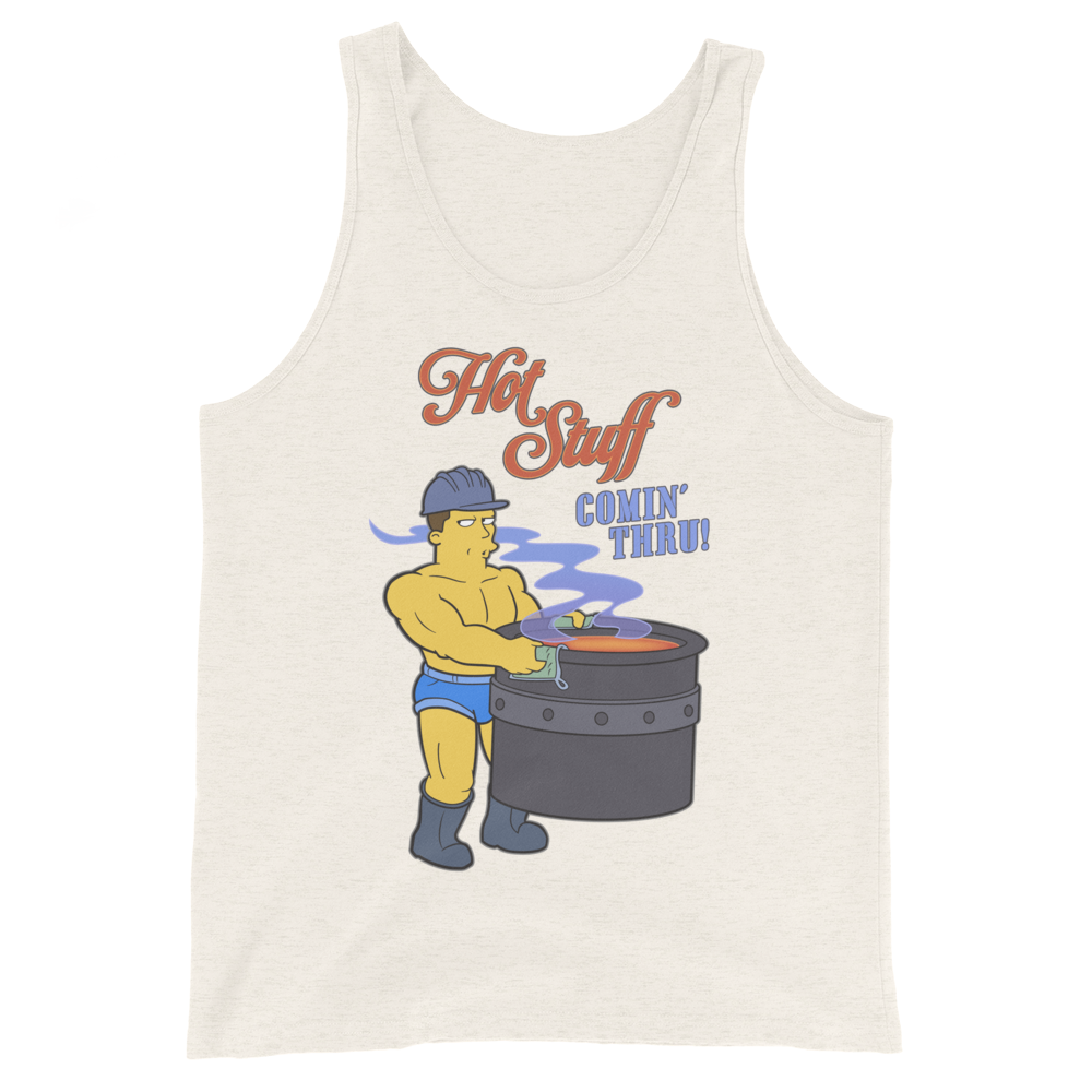 Hot Stuff Comin’ Thru (Tank Top)-Tank Top-Swish Embassy