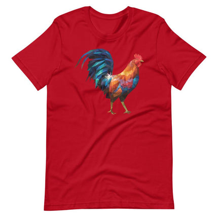 Huge Polygon Rooster-T-Shirts-Swish Embassy