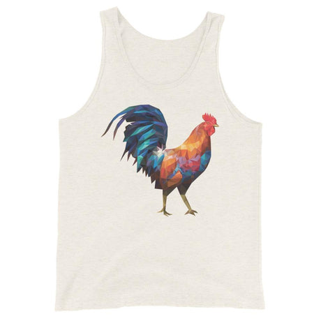 Huge Polygon Rooster (Tank Top)-Tank Top-Swish Embassy