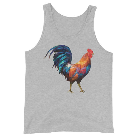 Huge Polygon Rooster (Tank Top)-Tank Top-Swish Embassy