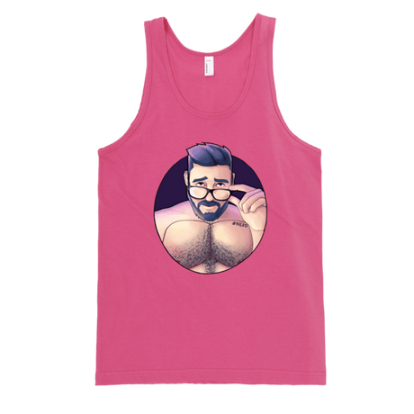 Hunky Nerd (Tank)-Tank Top-Swish Embassy