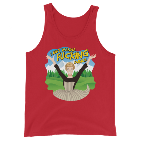 I Just Wanna F*cking Dance (Tank Top)-Tank Top-Swish Embassy