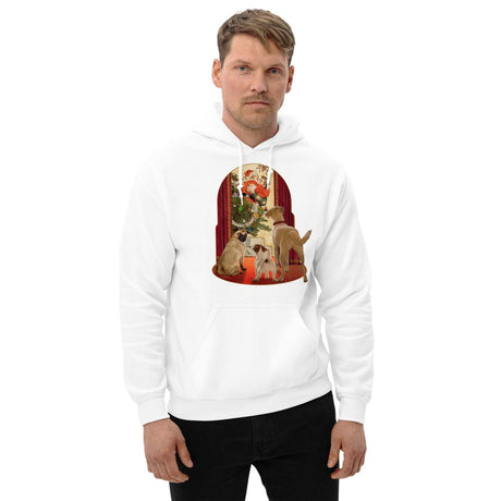 I Saw Daddy Kissing Santa Claus (Hoodie)-Christmas Hoodies-Swish Embassy