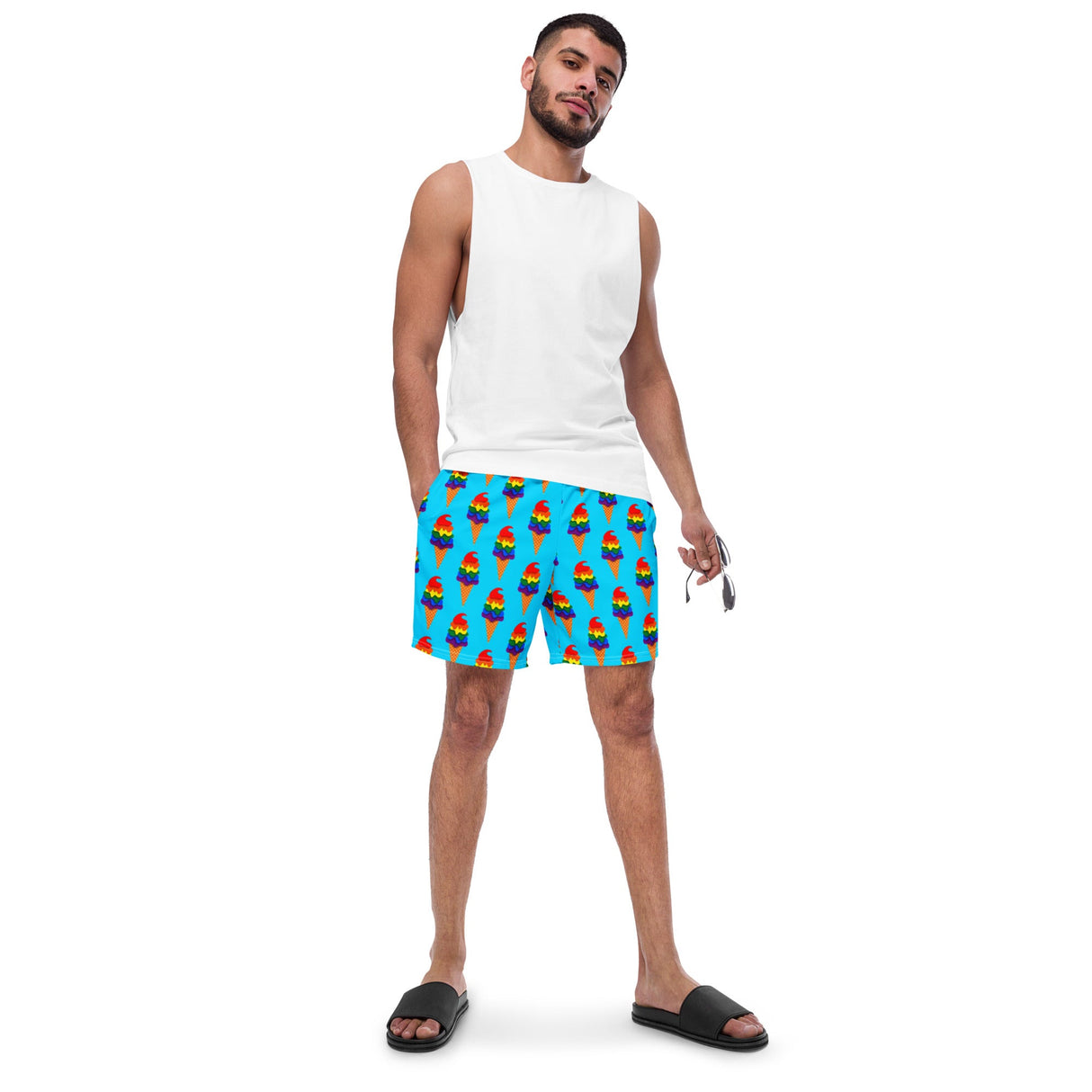 Ice Cream (Swim Trunks)-Swim Trunks-Swish Embassy