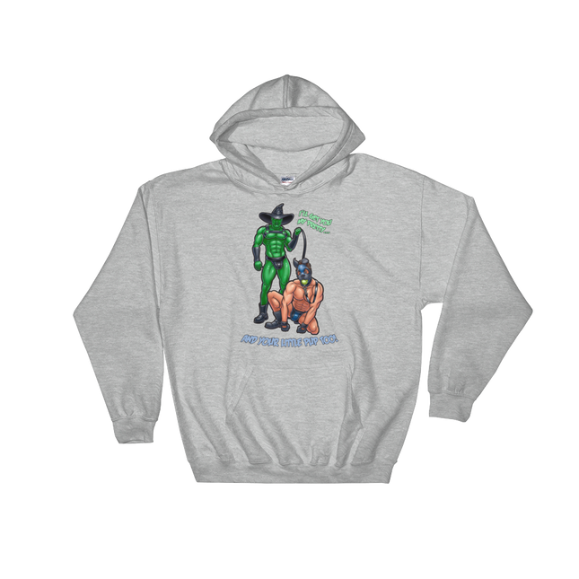 I'll get you my pretty and your little pup too! (Hoodie)-Hoodie-Swish Embassy