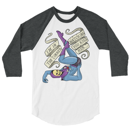 I'm In the Corner Watching You Kiss Her (Raglan)-Raglan-Swish Embassy