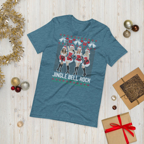 Jingle Bell Rock (Ugly Christmas)-Christmas T-Shirts-Swish Embassy