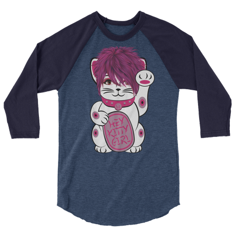 Kitty Girl (Raglan)-Raglan-Swish Embassy