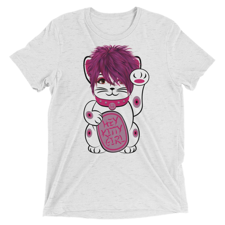 Kitty Girl (Retail Triblend)-Triblend T-Shirt-Swish Embassy